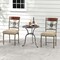 Costway Set of 2/4 Dining Room Chairs Armless Kitchen Chairs Set with Seat Cushion